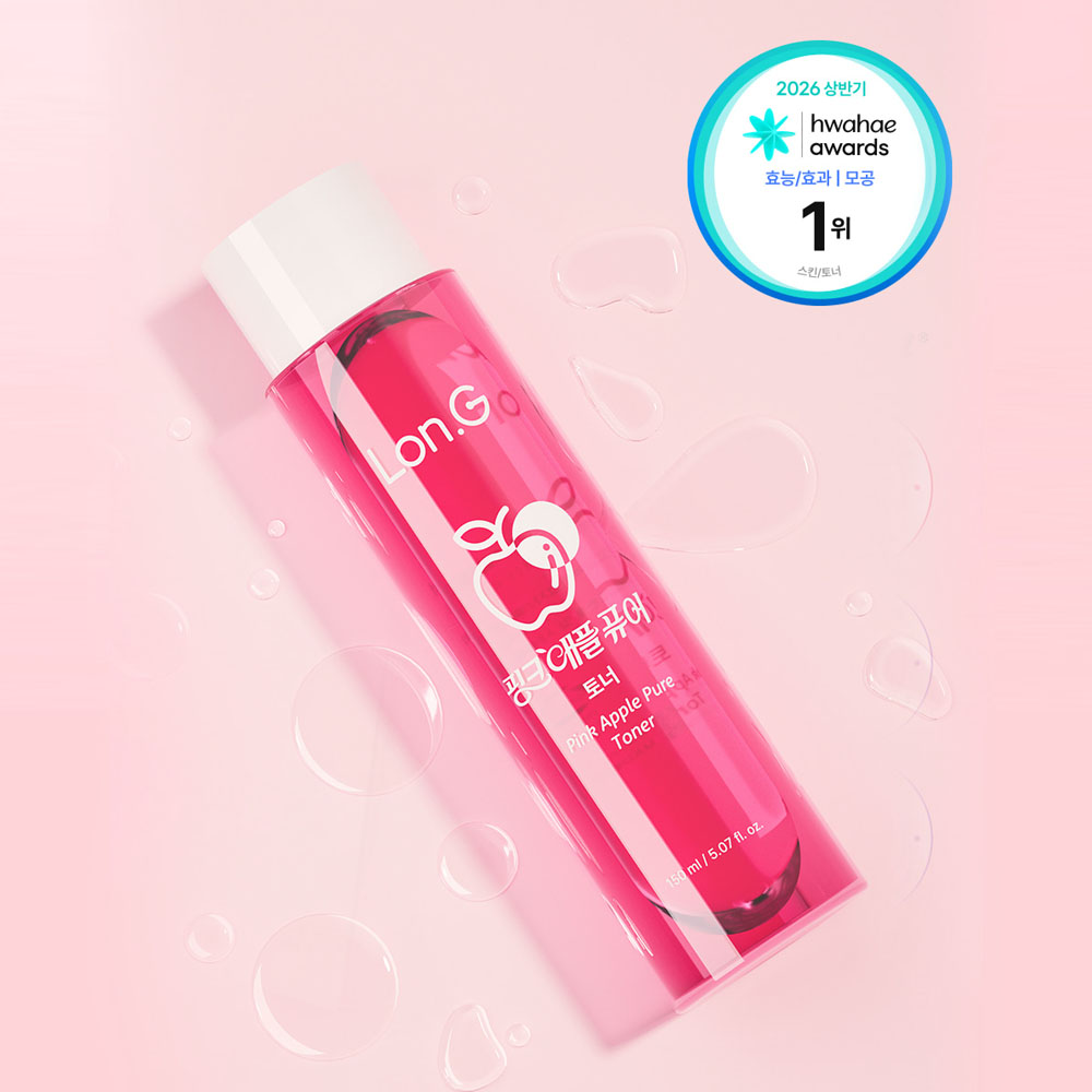 [론지] 핑크 애플 퓨어 토너 150ml (Pink Apple Pure Toner)