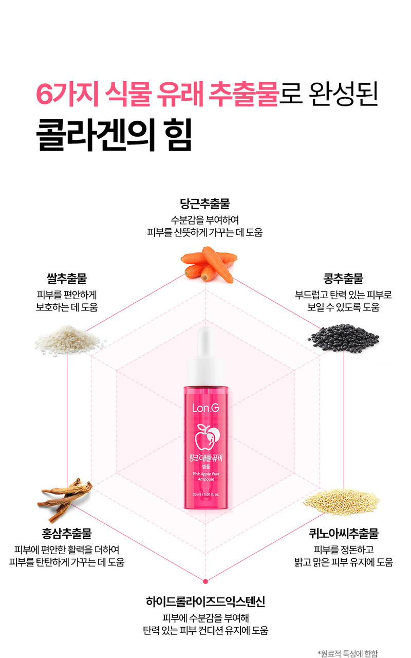 [론지] 핑크 애플 퓨어 앰플 30ml (Pink Apple Pure Ampoule) 상세 39