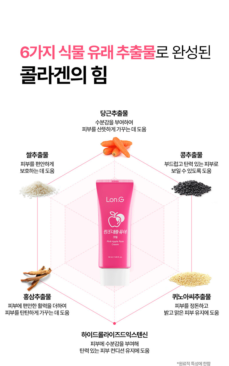 [론지] 핑크 애플 퓨어 크림 50ml (Pink Apple Pure Cream) 상세 40