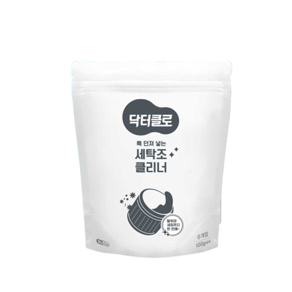 닥터클로 세탁조 살균 클리너 600g (100g x 6개)