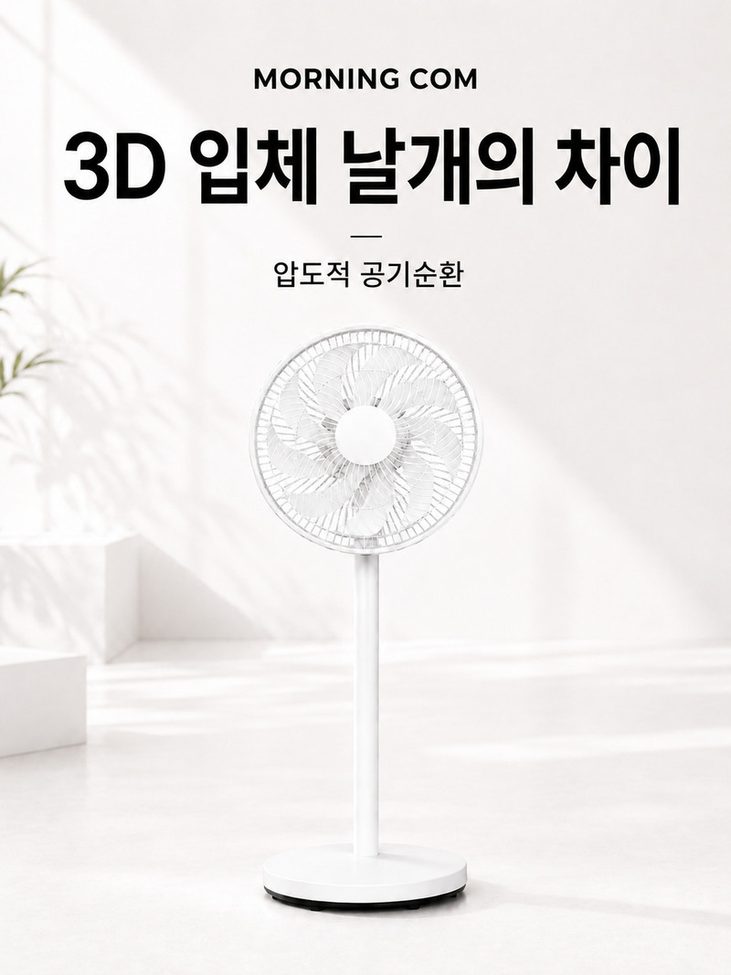 [비마드] 26년형 3D 써큘레이터형 스탠드 선풍기 AZF-RC6222 상세 1