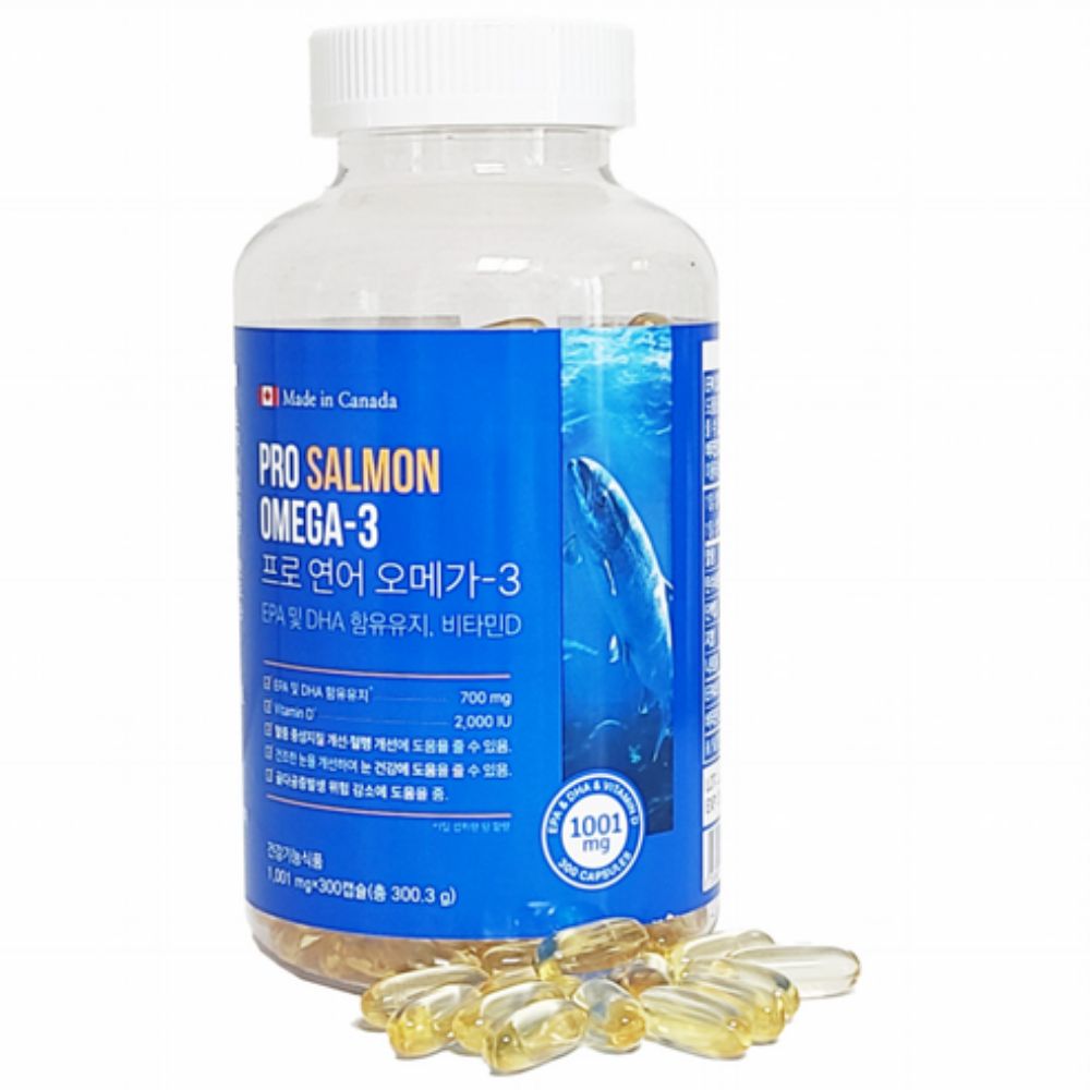 캐나다 프로 연어 오메가3 (1,001 mg x 300정)