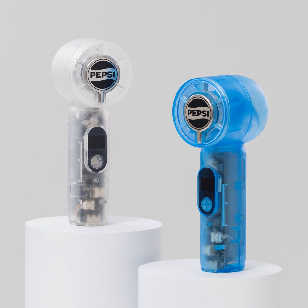 [펩시] 휴대용 선풍기 손 선풍기 PEP-HFCP200 (화이트/블루 택1)