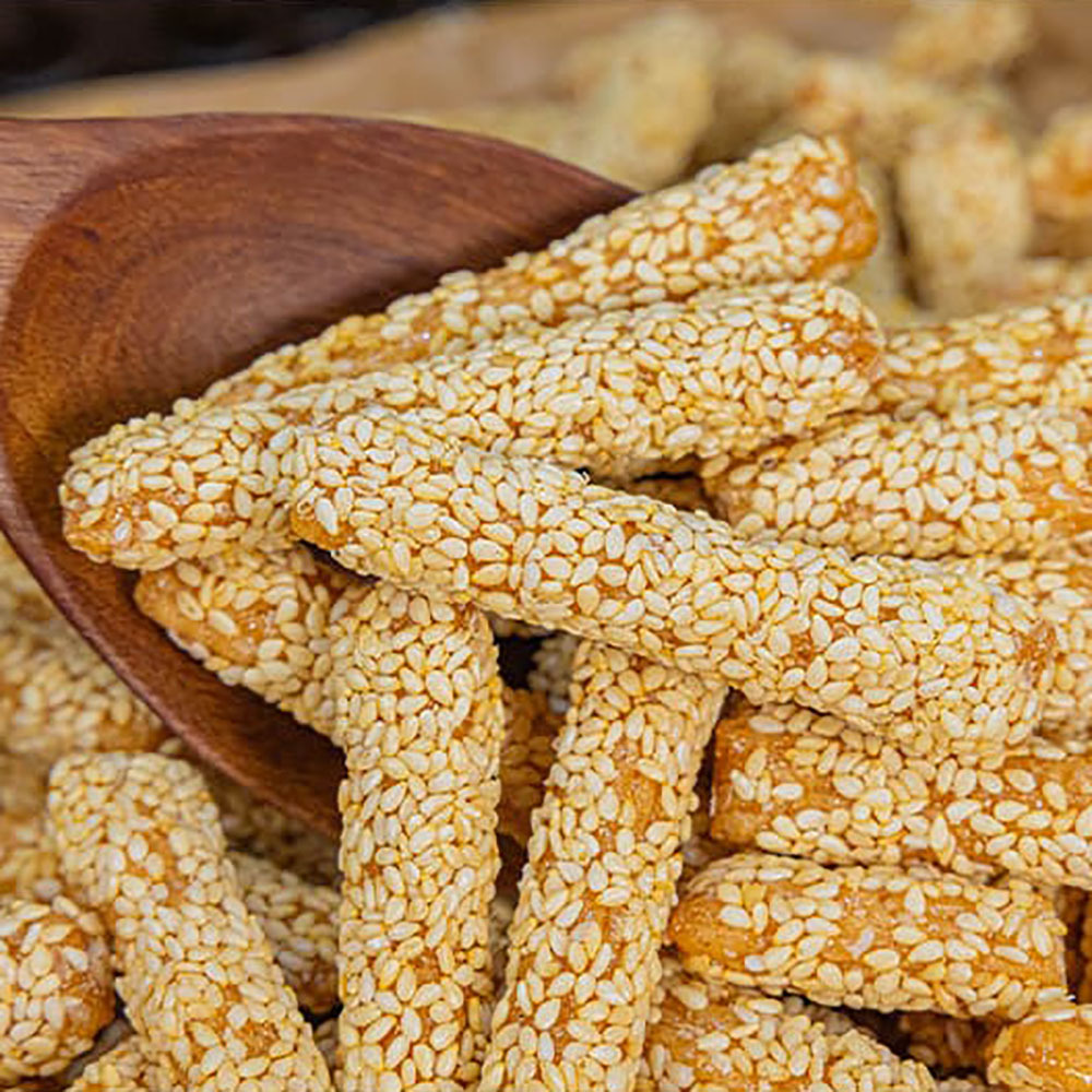바삭바삭! 고소함 폭발!달달고소한 괴물용량 구운참마깨스틱 350g 2+2봉