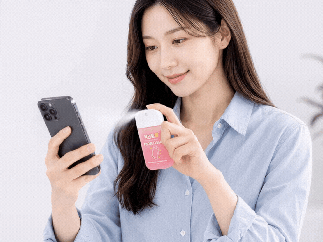 KM 국민폰싹 핸드폰 클리너 50ml (색상랜덤발송) 상세 2