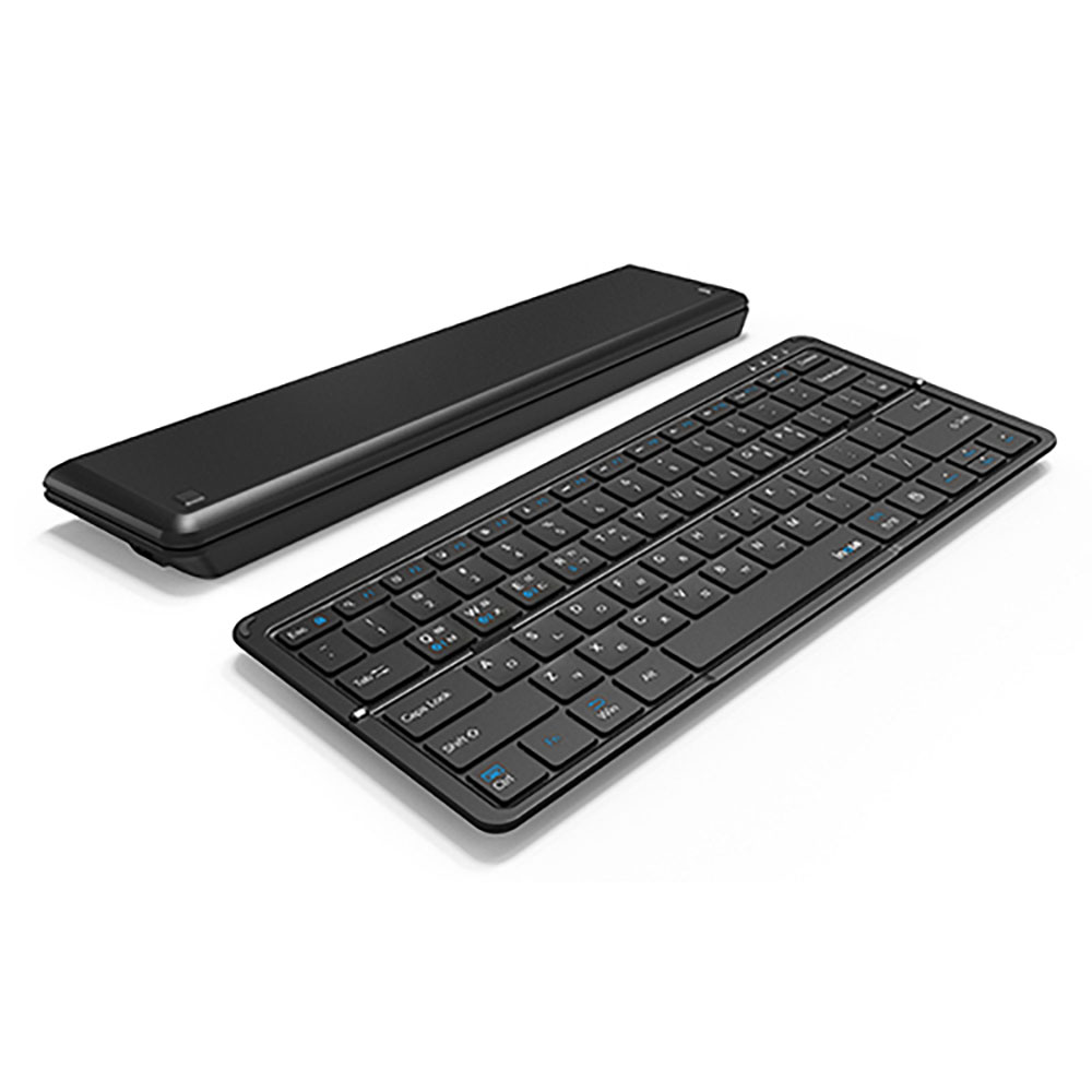 [아이노트] X-Folding 멀티 페어링 가로 접이식 블루투스 키보드 XK805B (블랙)
