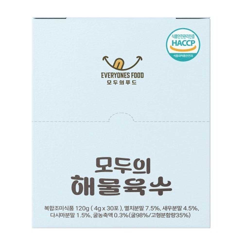 모두의 푸드 해물육수 (4g x 30ea) 1개입