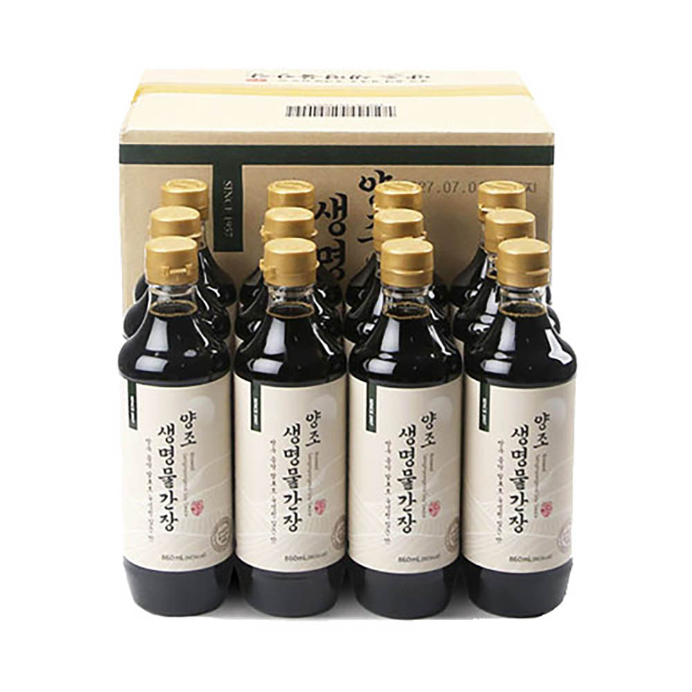 [신앙촌] 홈세트 4 / 생명물 간장 860mL×12
