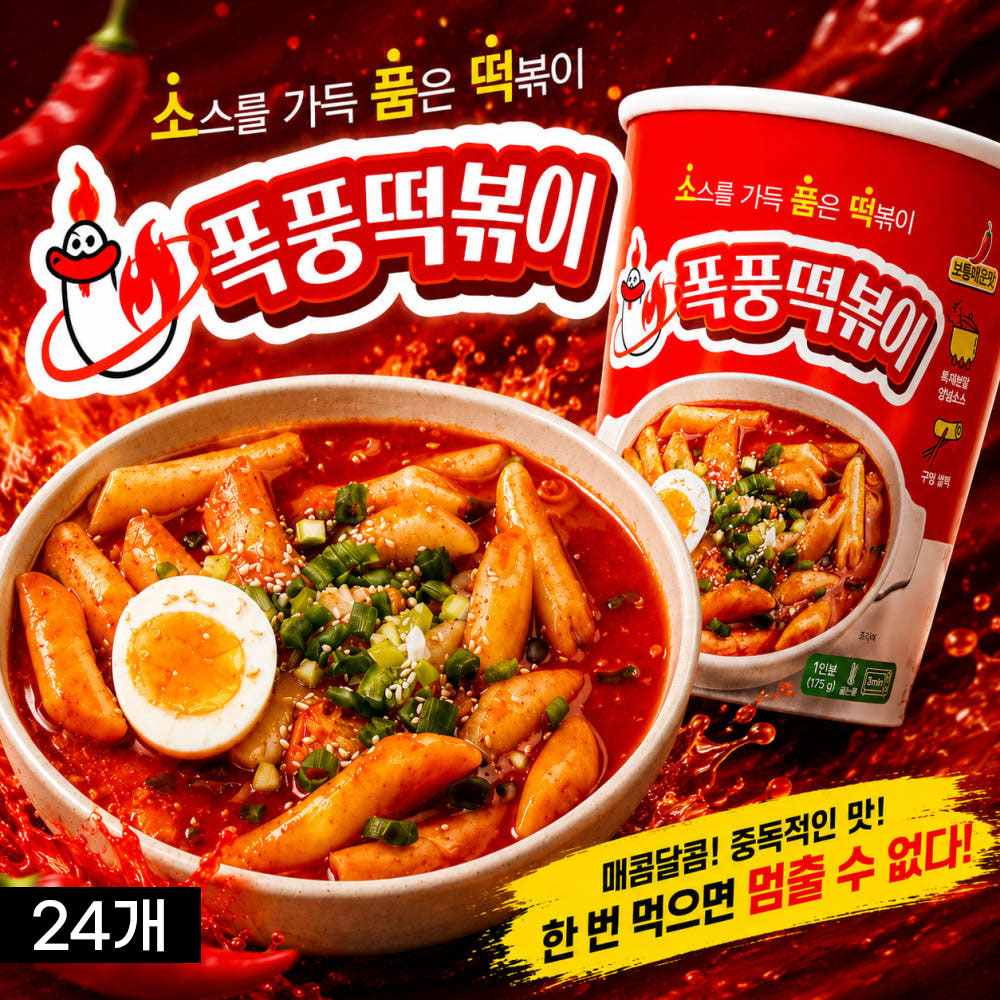 폭풍떡볶이 오리지널맛24개