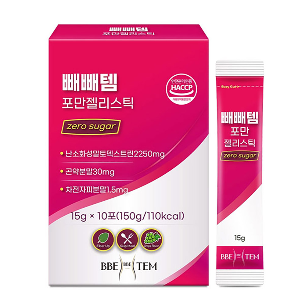 [빼빼템] 포만젤리스틱 15g x 10포
