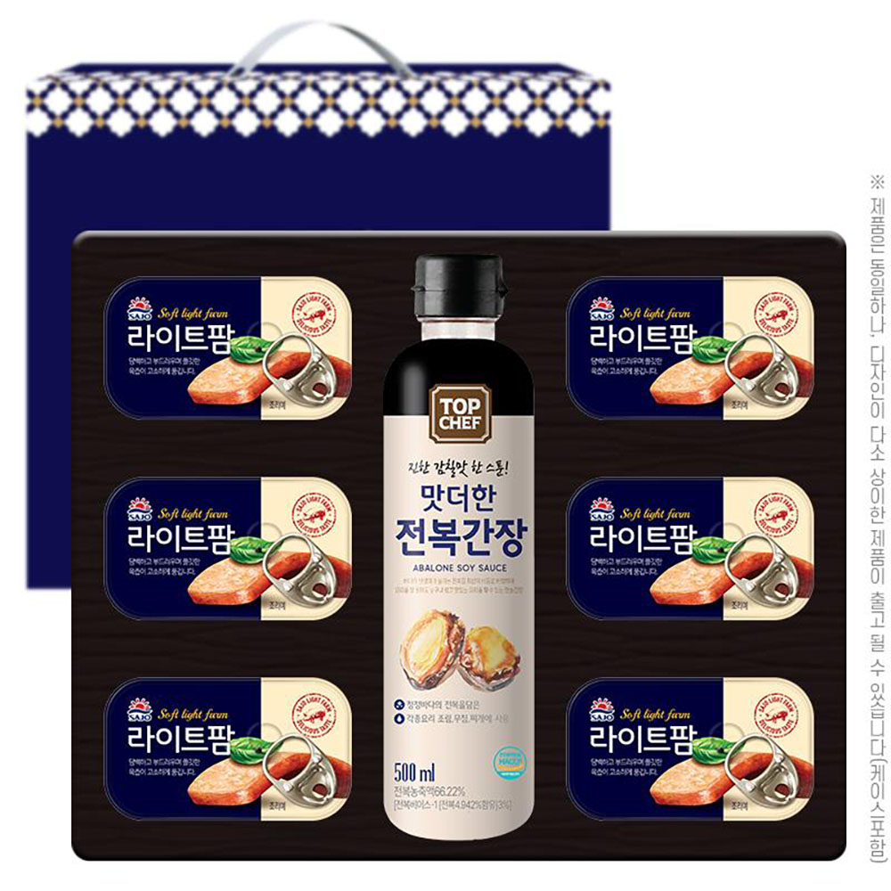 탑셰프 전복간장 사조라이트팜 6P(7종)