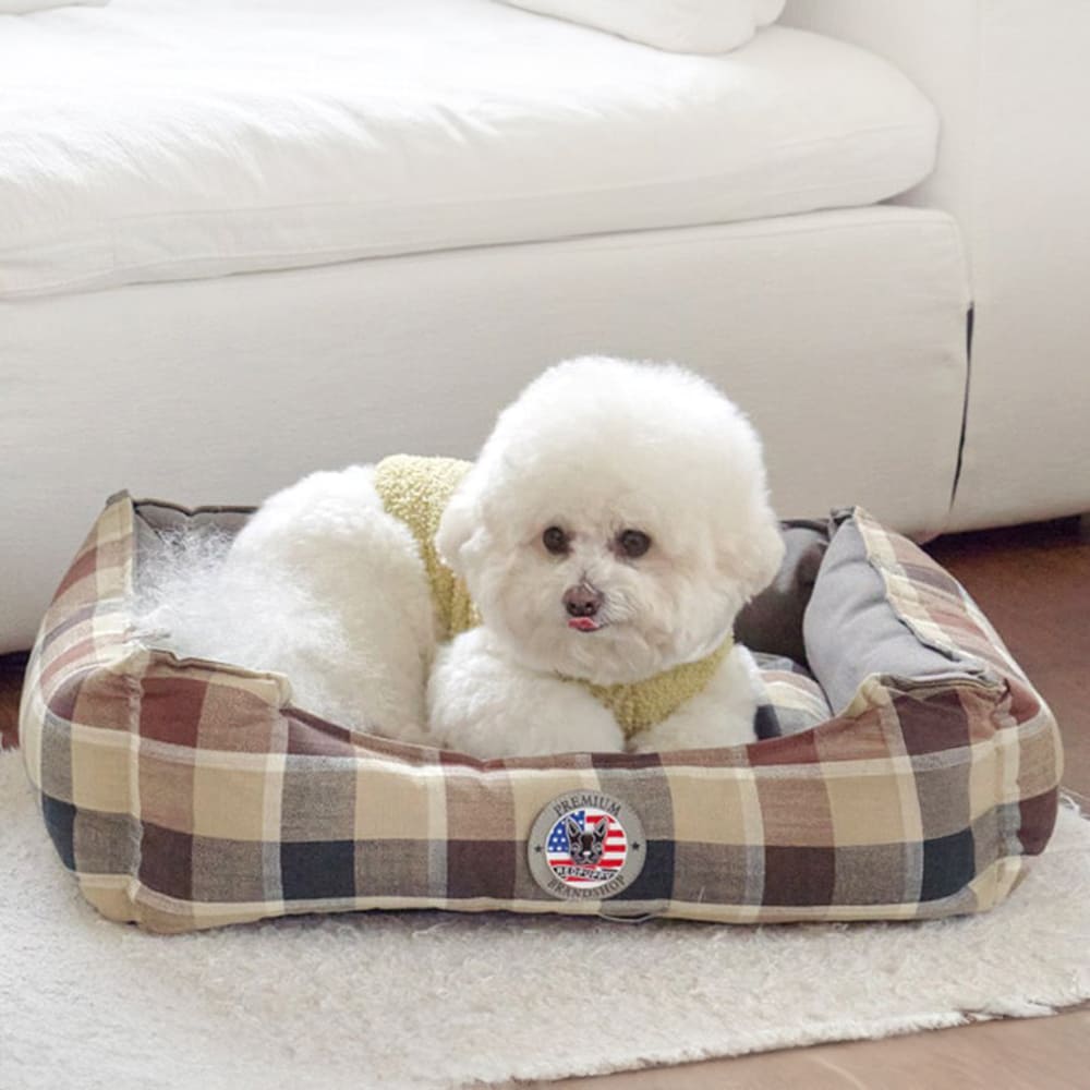 [개과천선] 로렌트 강아지 쿠션 고양이 방석 팔각