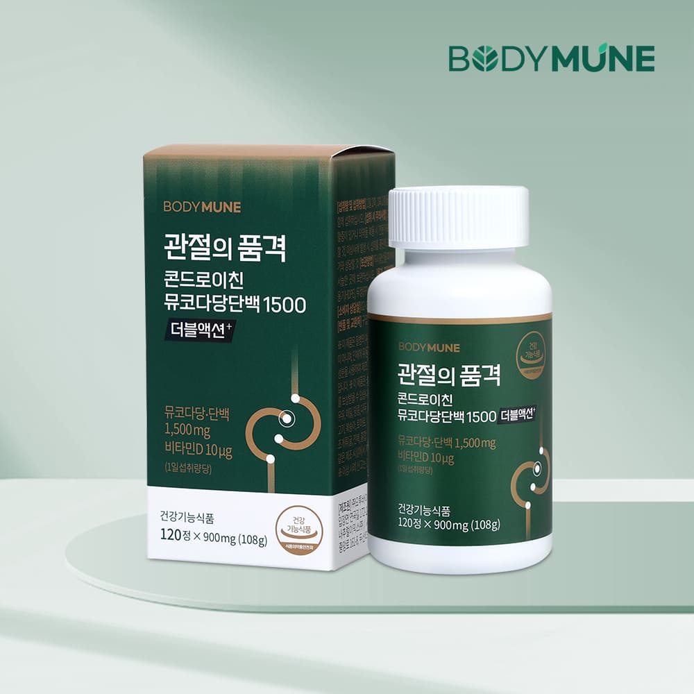 [바디뮨] 관절의 품격 콘드로이친 뮤코다당단백 1500 (1개월분)