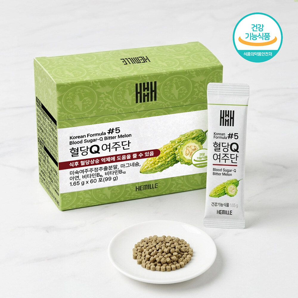 김소형 헤밀레 혈당Q 여주단 (1.65g x 60포)