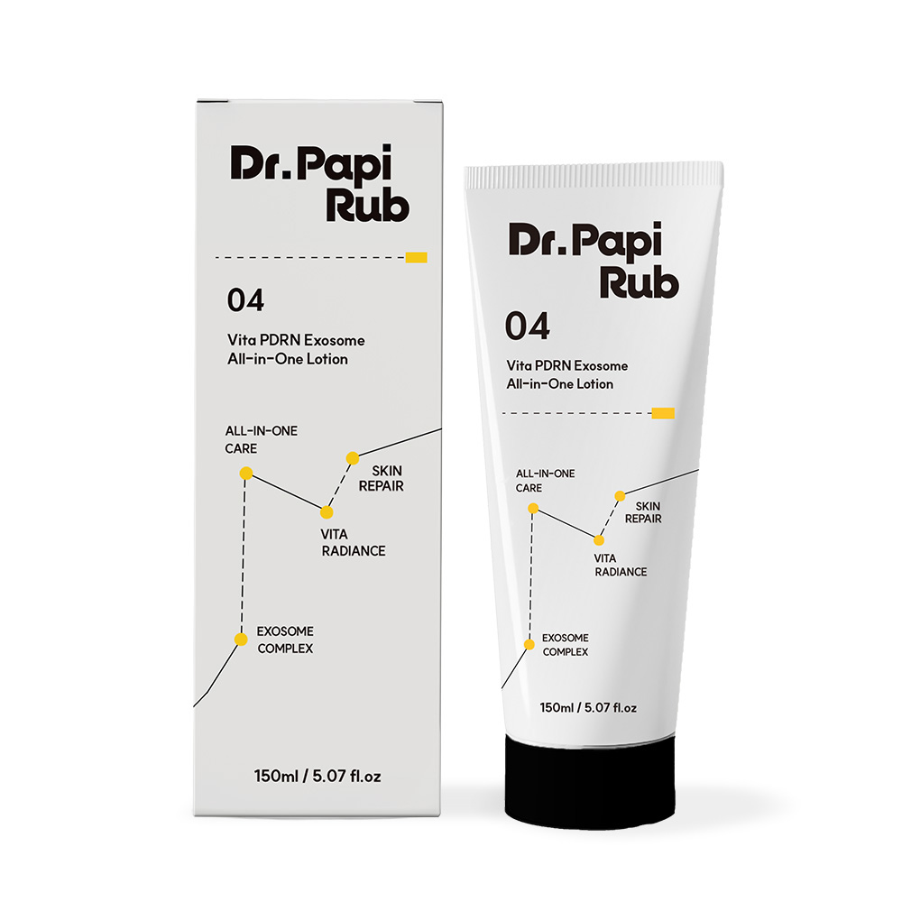 [비타민C 함유 미백 스킨+로션+에센스] [닥터파피럽] 비타 PDRN 엑소좀 올인원로션 150ml