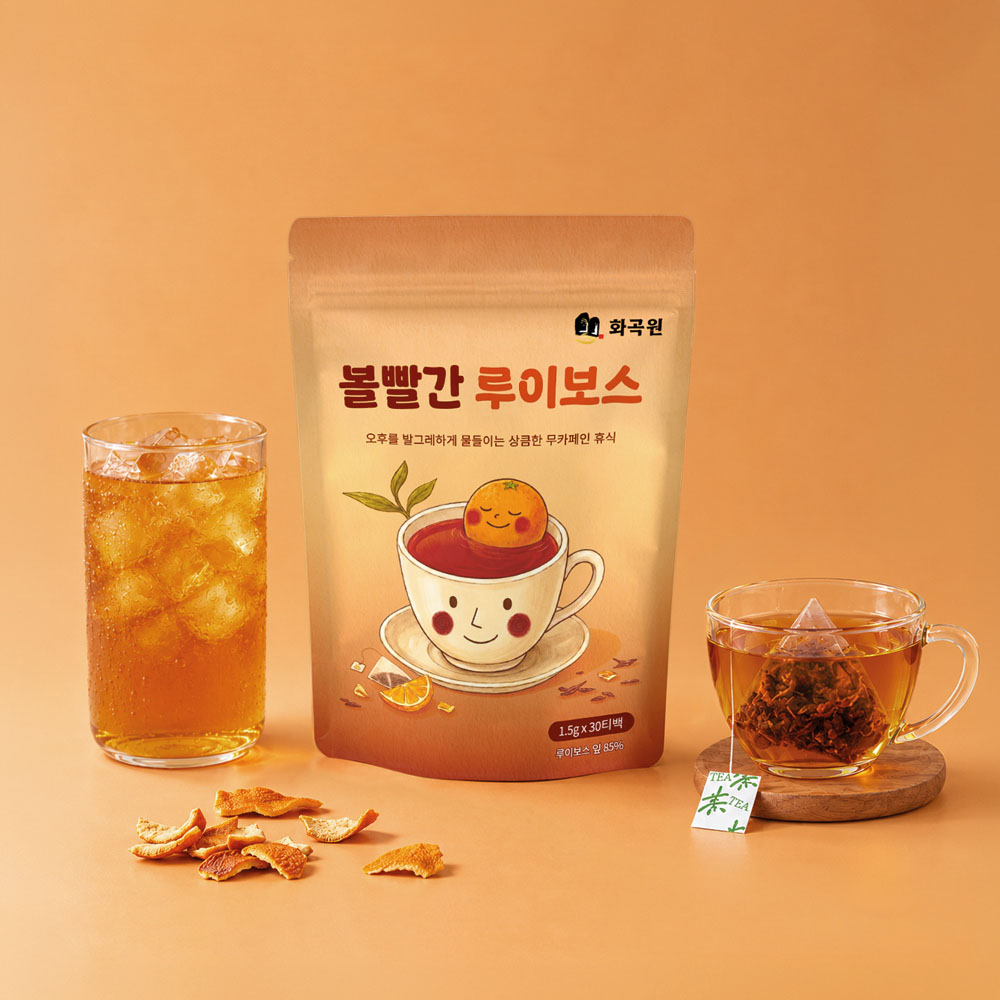 [카페인 부담없는 데일리티] [화곡원] 볼빨간 루이보스 1.5g x 30티백