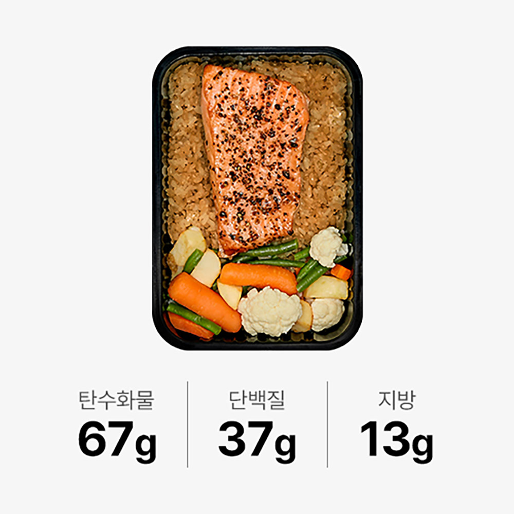 [식스밀] 연어 스테이크