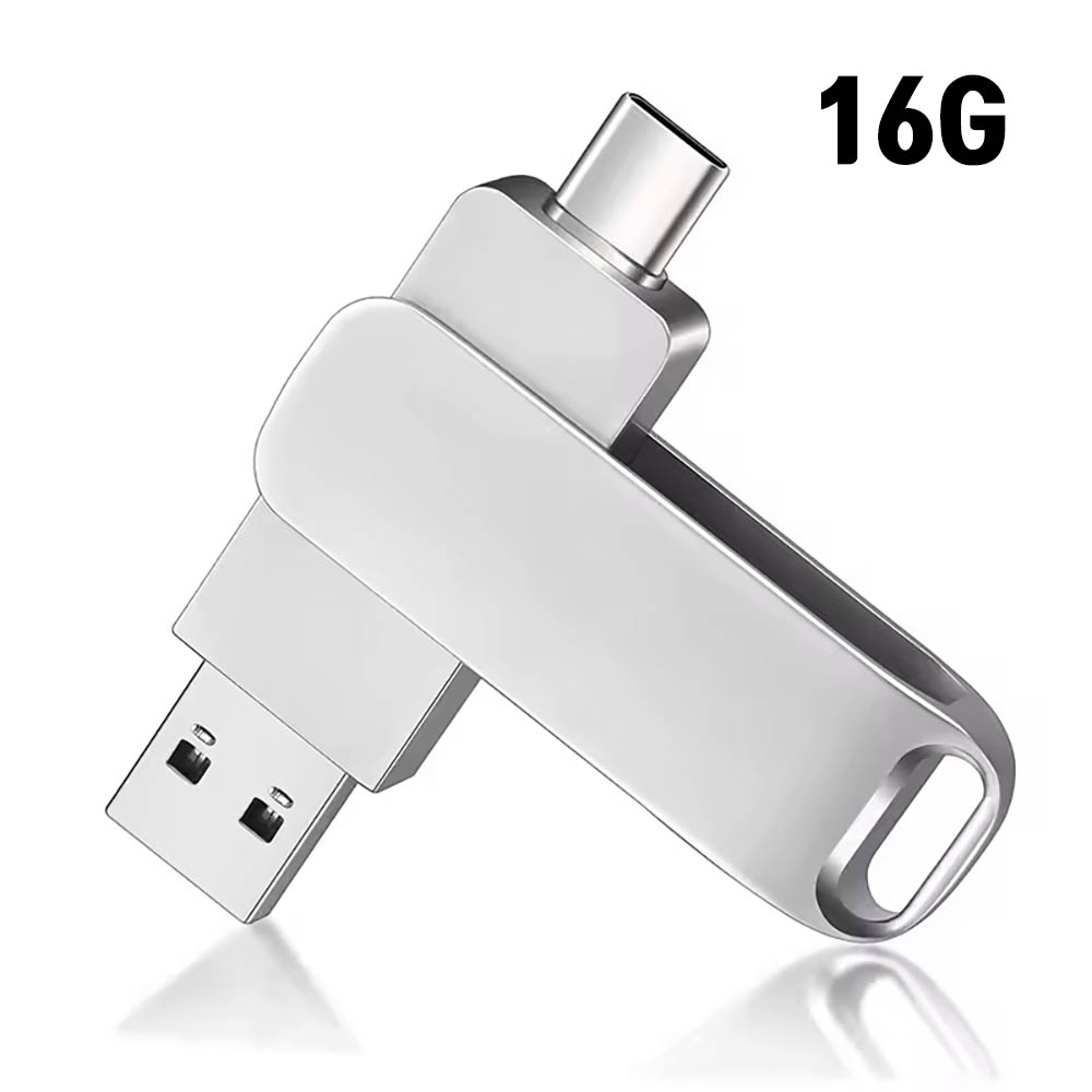 [보스위즈] USB 3.2 C타입 OTG 2in1 유에스비 양면스윙 메모리 벌크형 16G