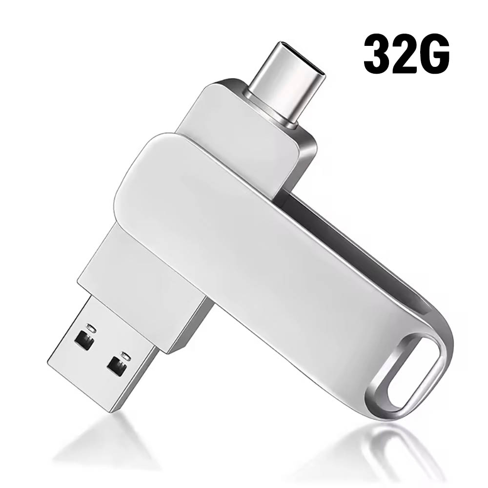 [보스위즈] USB 3.2 C타입 OTG 2in1 유에스비 양면스윙 메모리 벌크형 32G