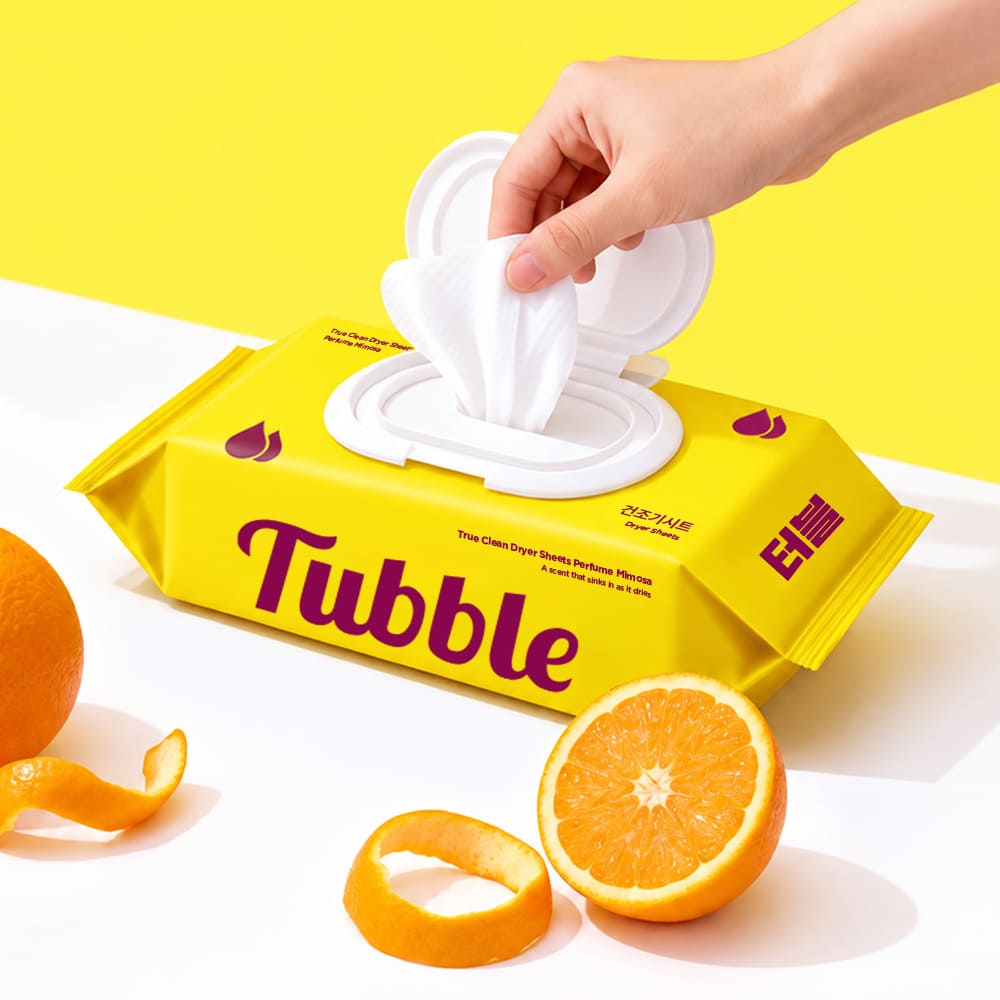 [Tubble] 터블 트루클린 건조기 시트 (60매/퍼퓸 미모사)
