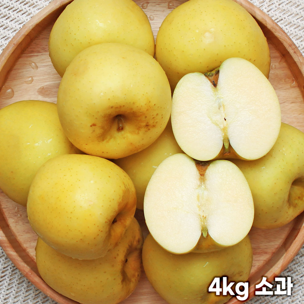 [달옥농산] 황금빛사과 시나노골드 실속 4kg 소과 (25~35과)