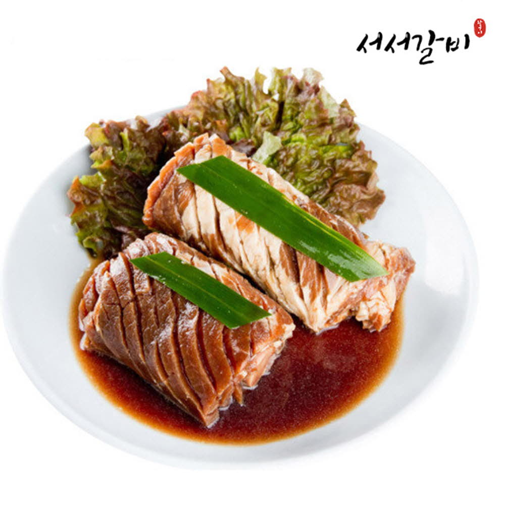 왕조실록 서서갈비 돼지왕구이 1+1 총2팩1.2kg(600g 2팩)