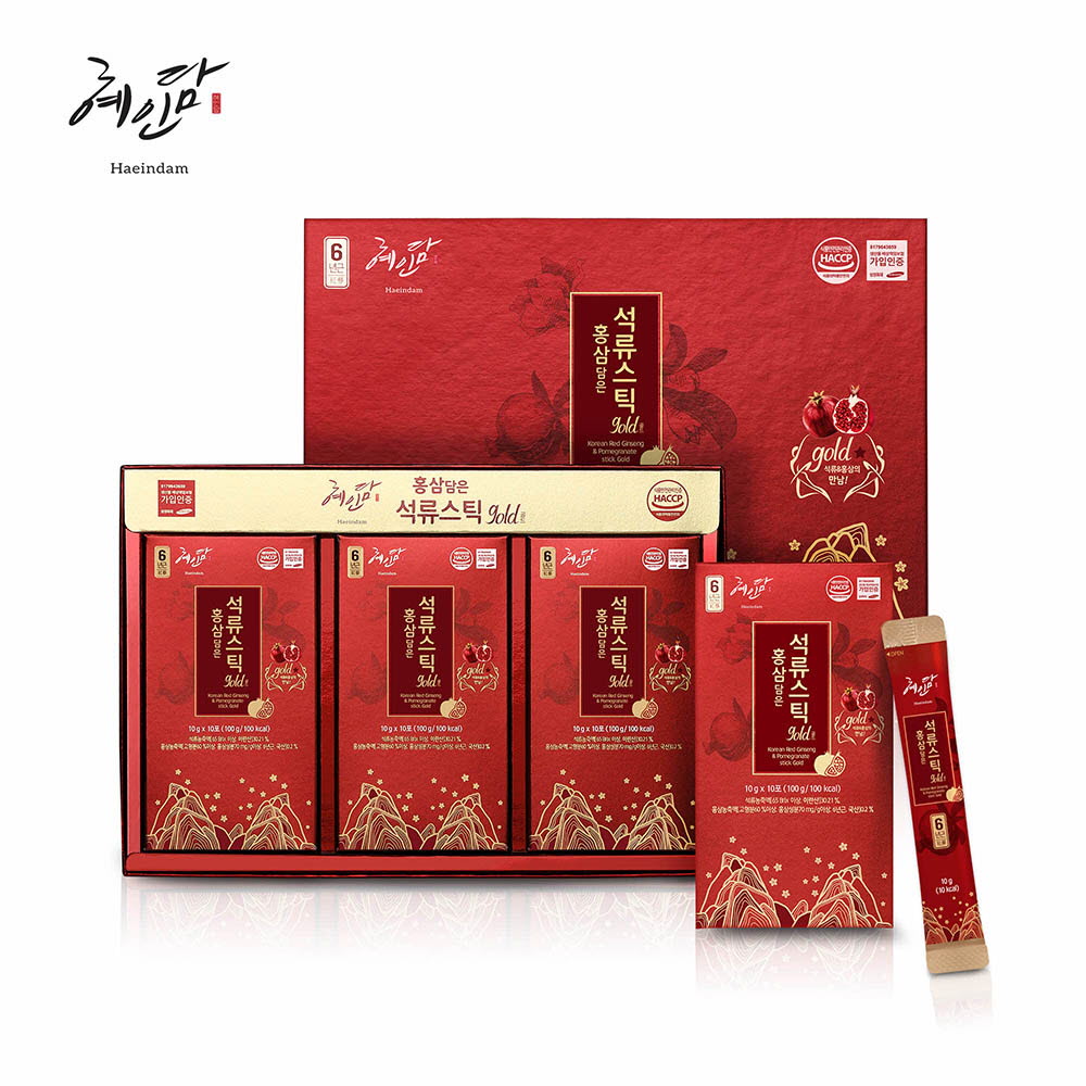 혜인담 홍삼담은 석류스틱 골드 10g *30포
