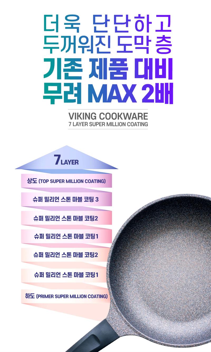 2in1 바이킹 듀얼팬 IH 26cm 상세 20
