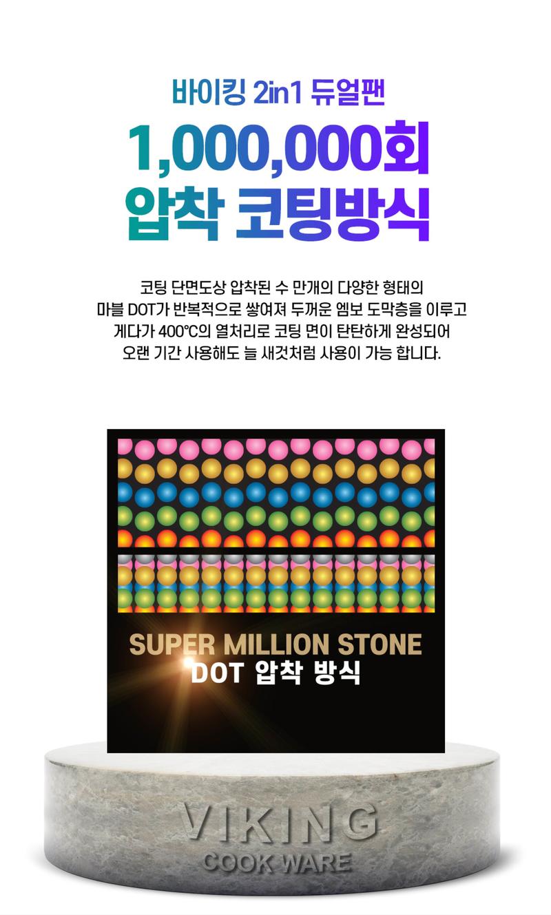 2in1 바이킹 듀얼팬 IH 26cm 상세 15