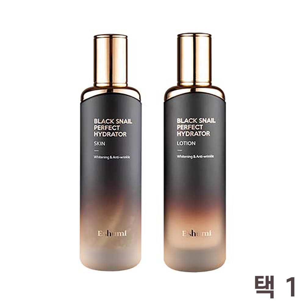 애슈미 블랙스네일 퍼펙트 하이드레이터 스킨&로션 120ml (택 1)