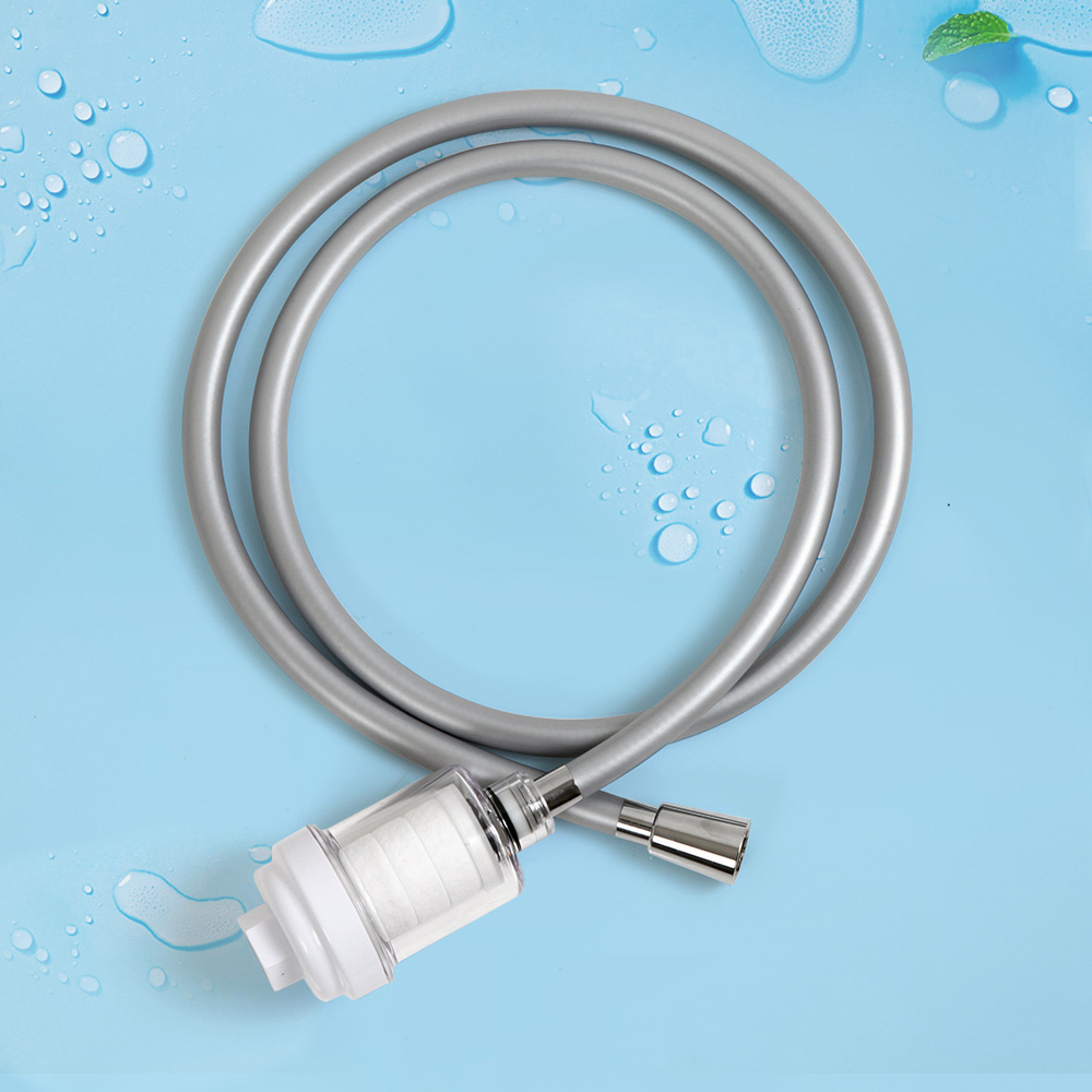 칼리프 정수필터 올인원 PVC샤워호스 1.5m