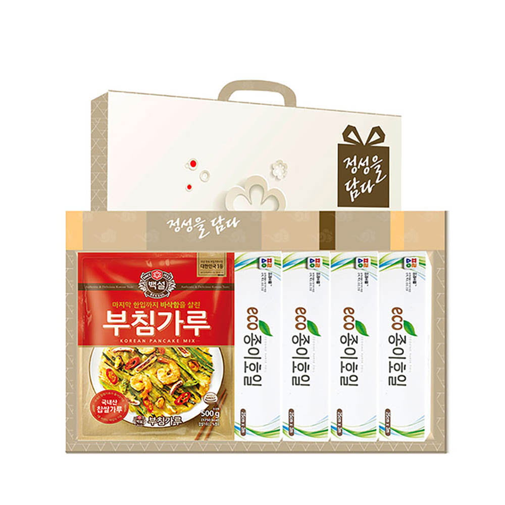 CJ부침가루,종이호일*4개 5종세트