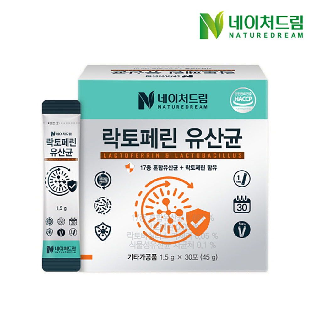 네이처드림 락토페린 유산균 1.5g x 30포