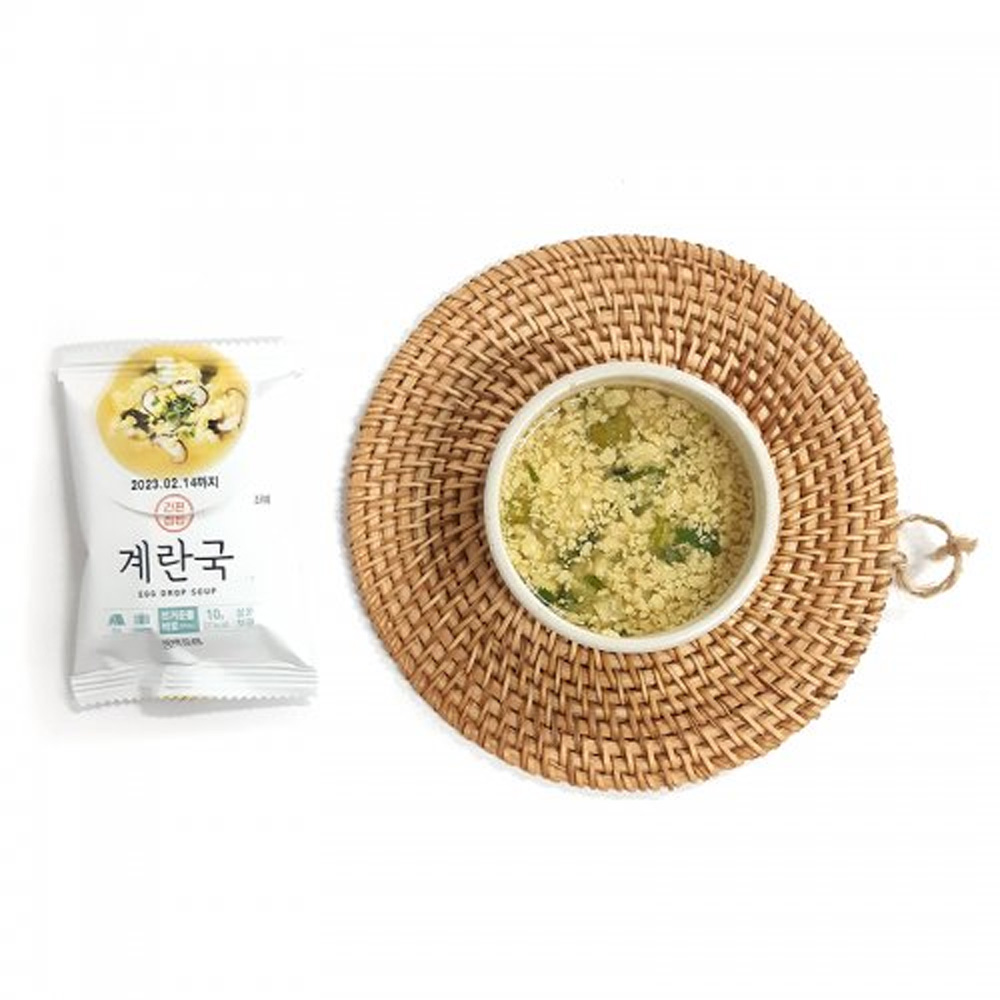 TE즉석국 10초완성 영양만점 동결건조 계란국(10g)_5p