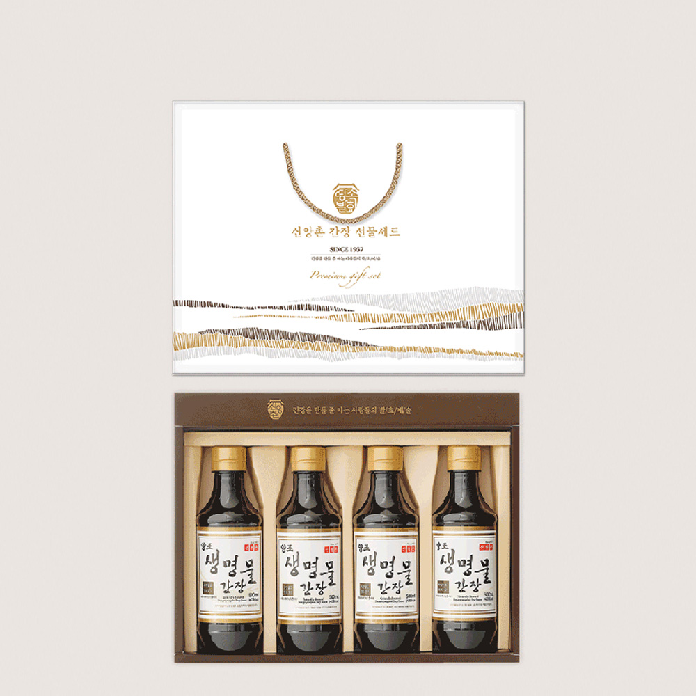 [신앙촌] 명품 S4호 /생명물간장 500mL×4