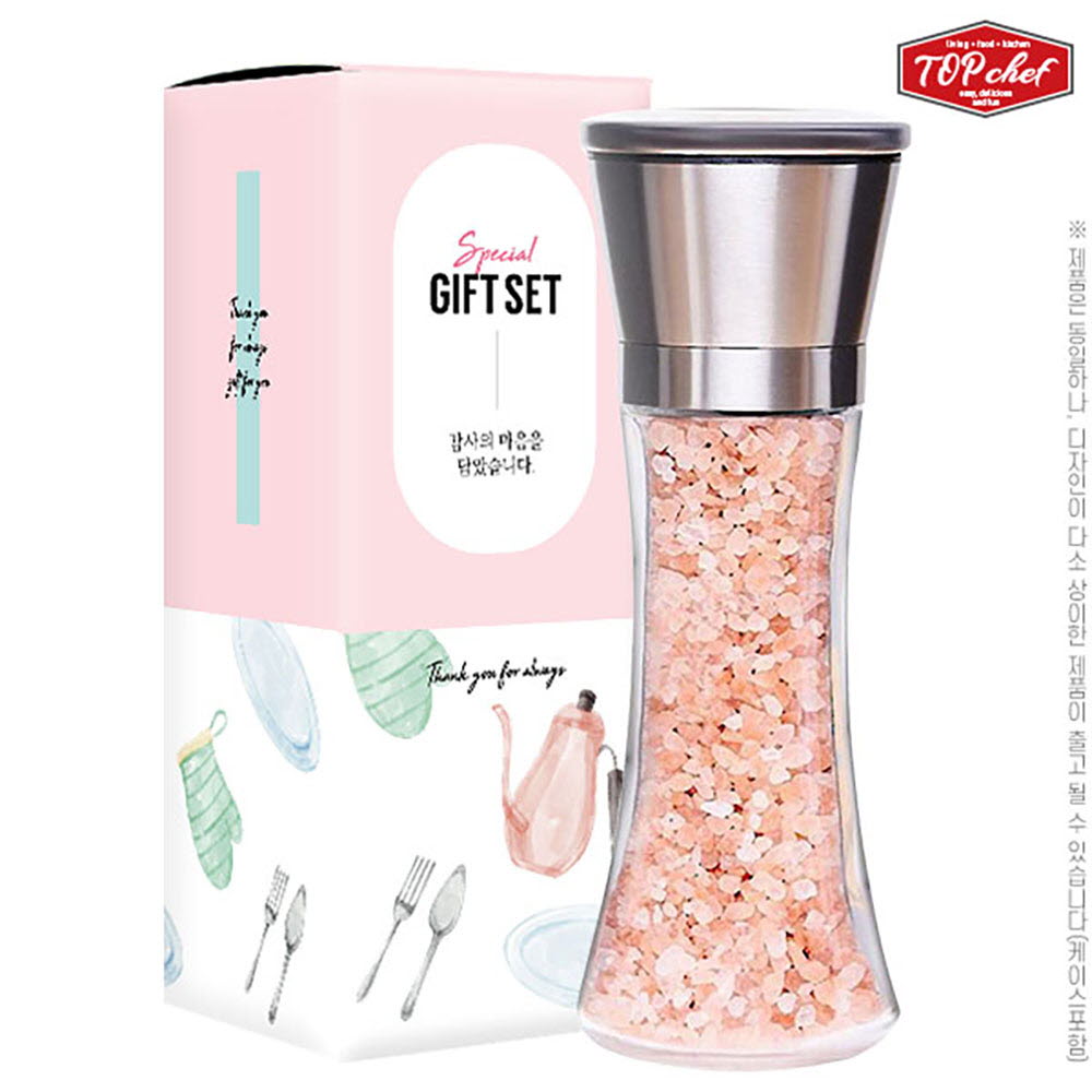 탑셰프 스텐롱핑크솔트그라인더1P