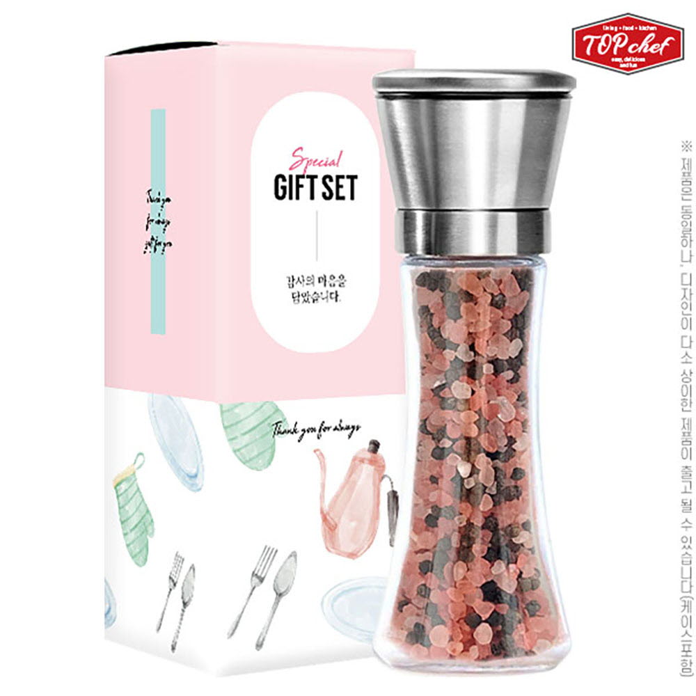 탑셰프 스텐롱페퍼핑크솔트그라인더1P