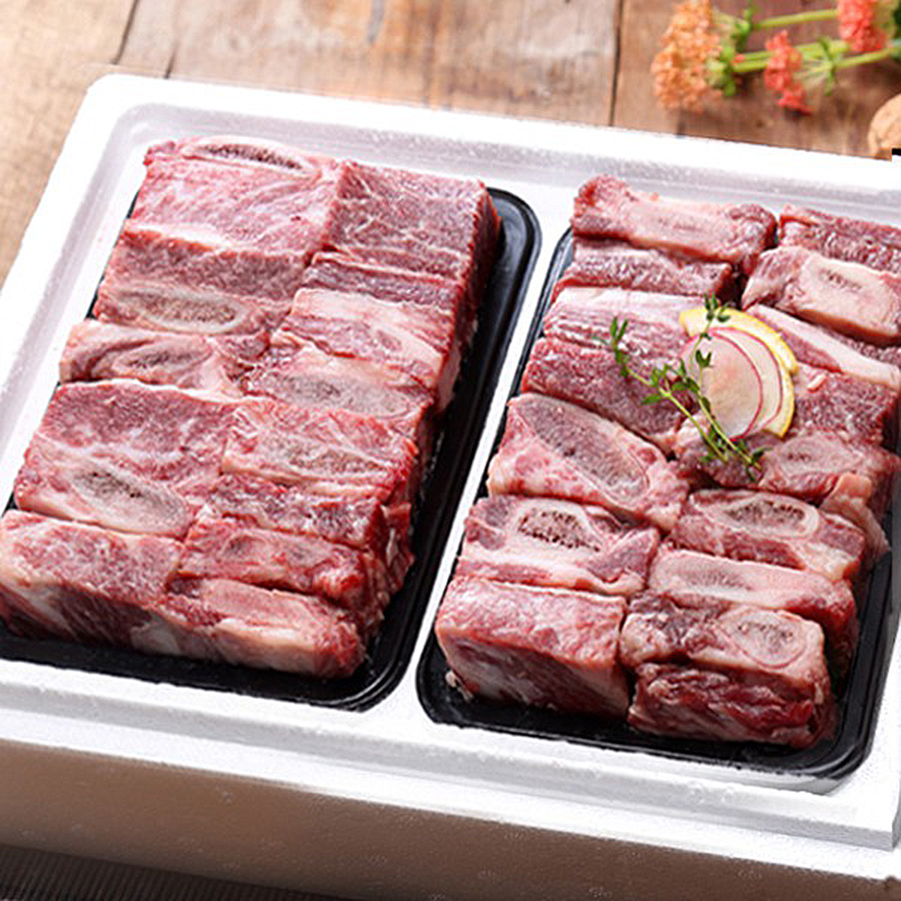 名品 횡성한우 갈비세트 1.2kg [1등급이상]