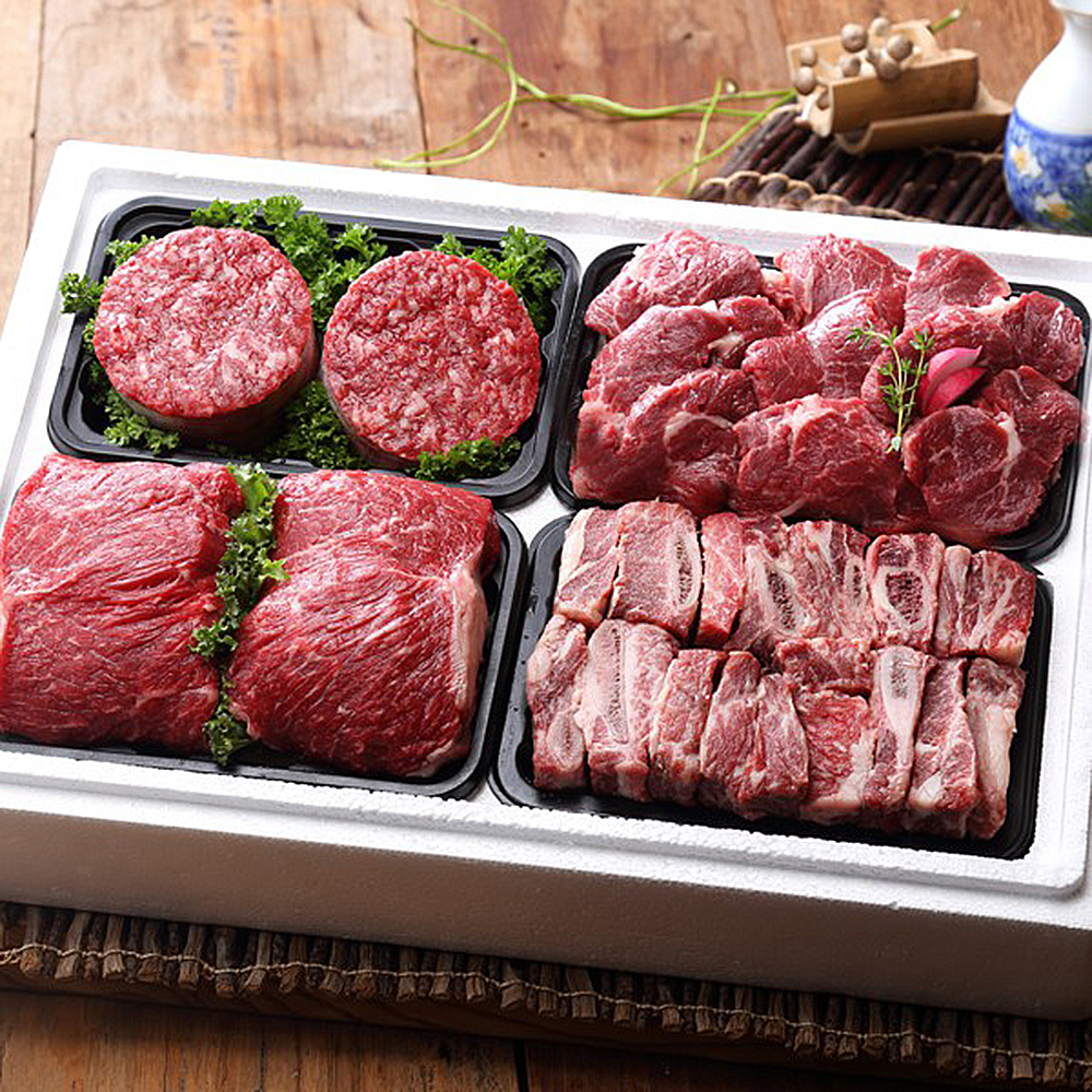 名品 횡성한우 갈비혼합세트 3kg