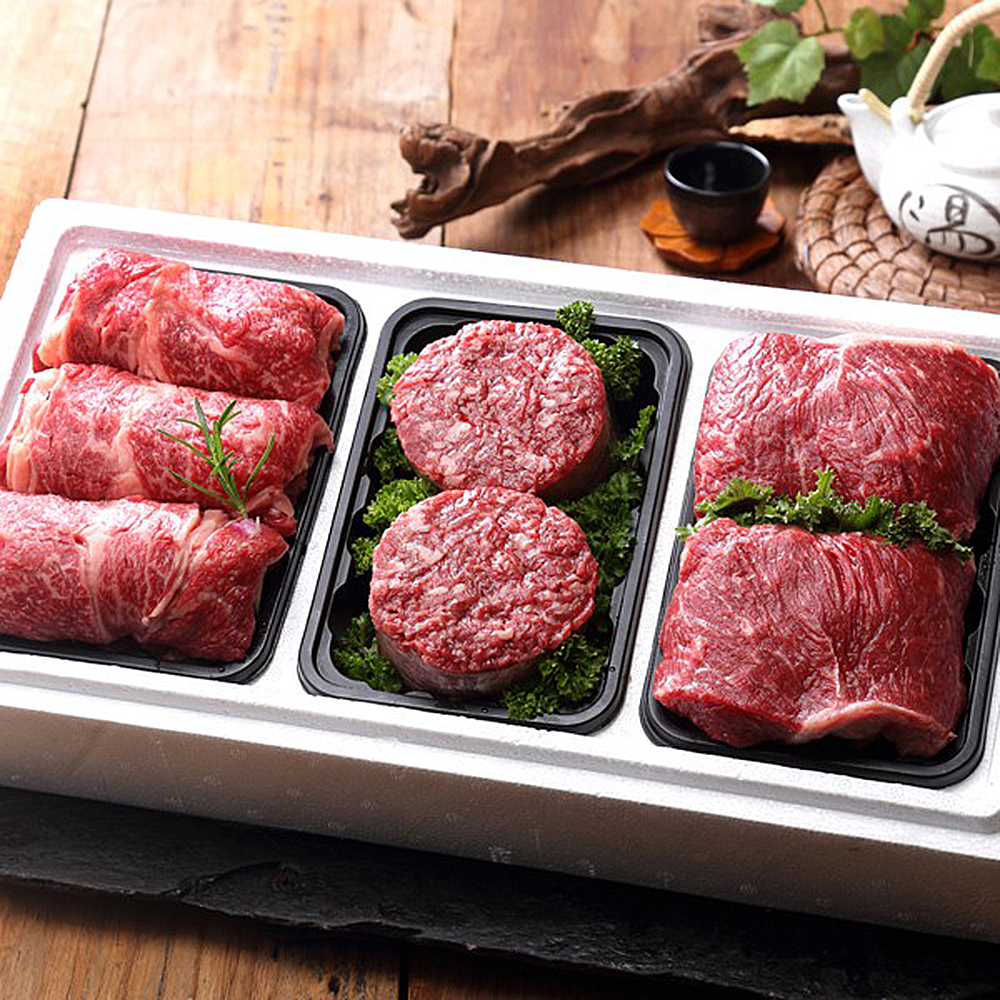 名品 횡성한우 구이정육세트 1.8kg