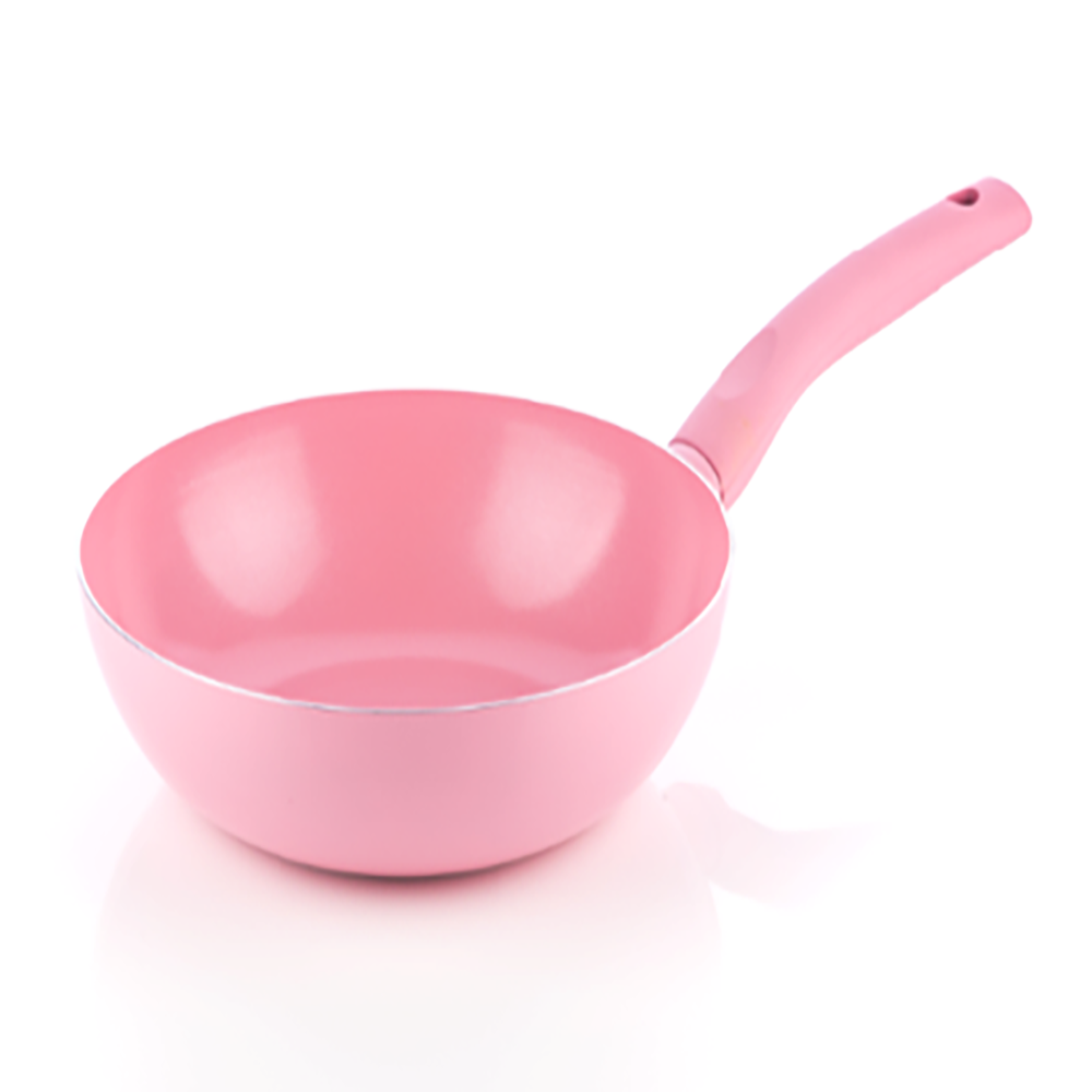 겐지아 마시멜 웍팬(핑크) 24cm