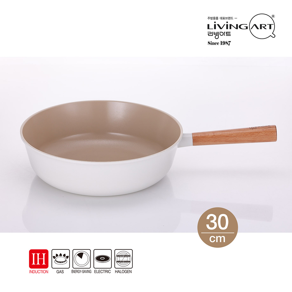 리빙아트 IH 세라믹 궁중팬 30cm