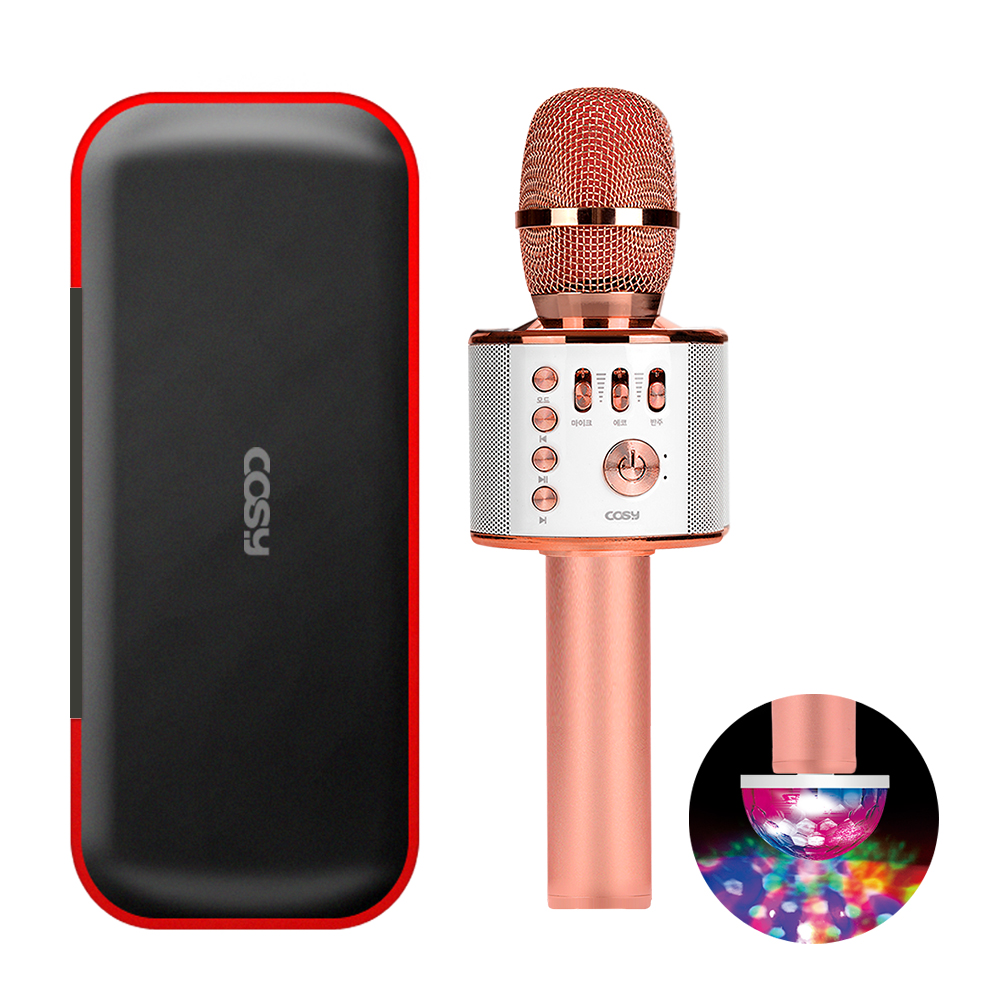 코시 웨이브 블루투스마이크(미러볼+케이스포함) SP3270MKBT