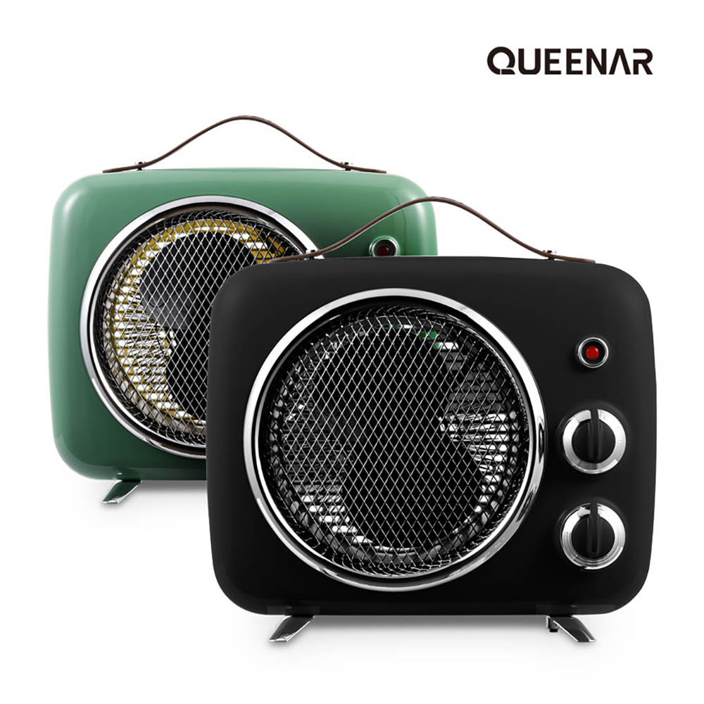 퀸나 엔틱 팬 PTC 히터 QNRH-7000G/QNRH-7000B