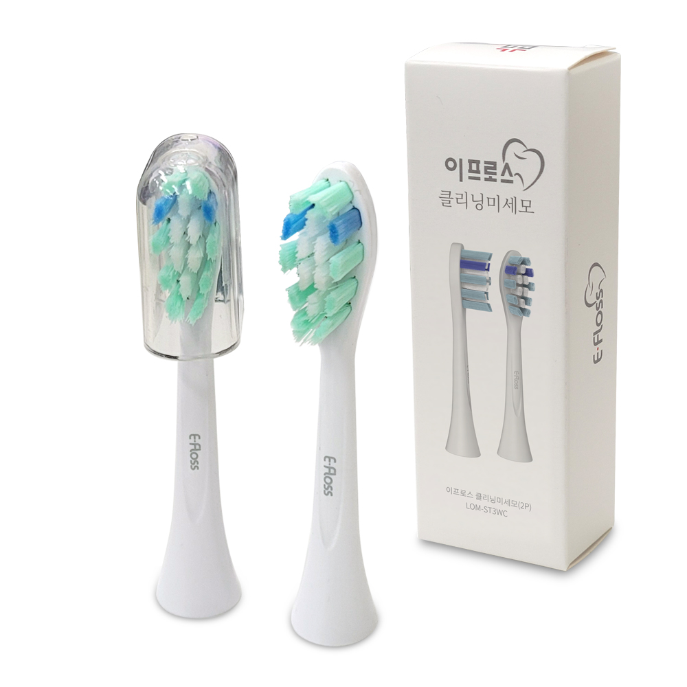 이프로스 음파전동칫솔 전용 클리닝 미세모(2P)