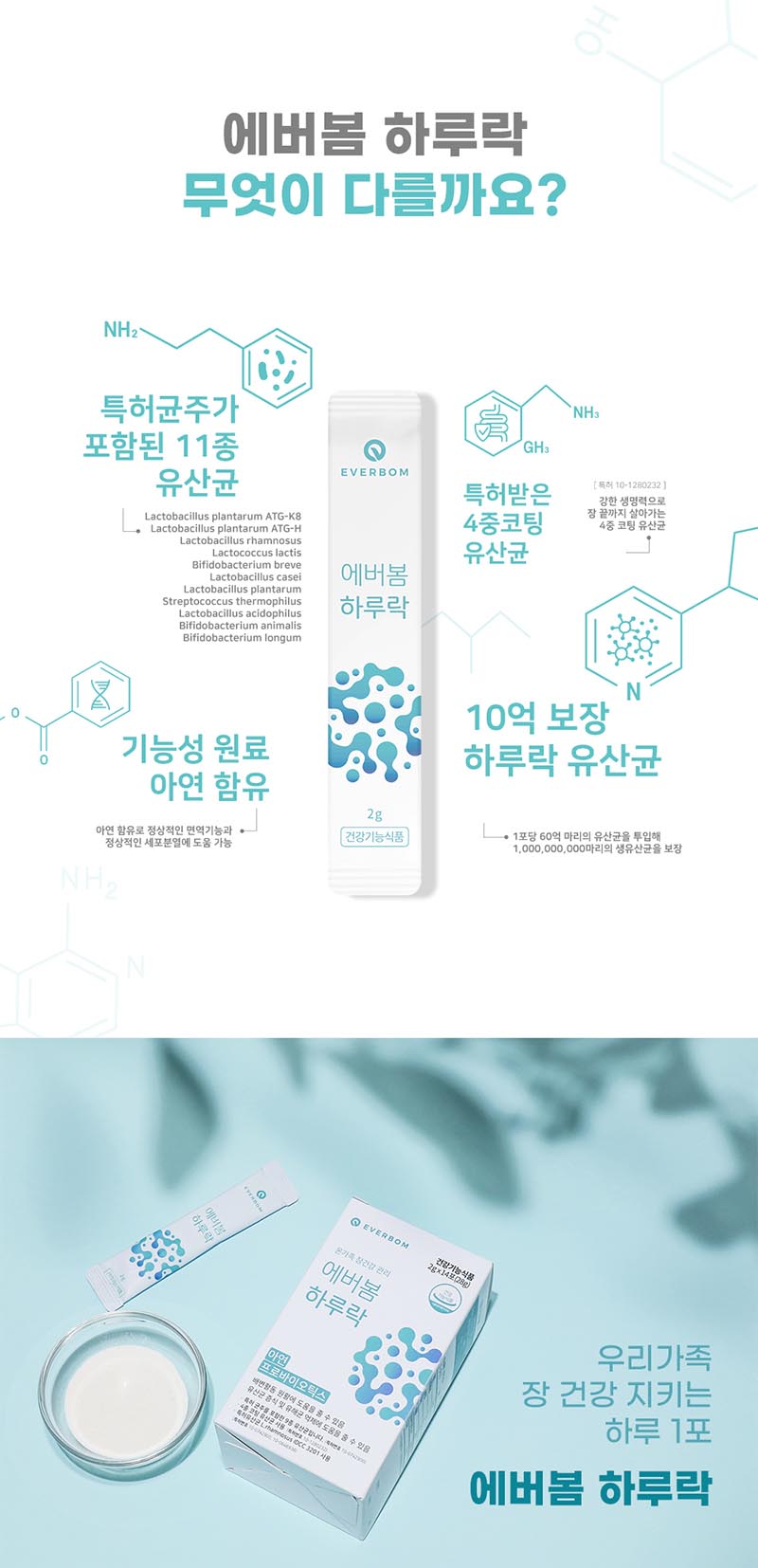 에버봄 하루락 1박스 28g(2g x 14포) 상세 4