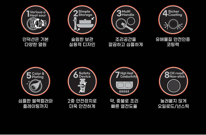 노와 뉴 블랙 IH 쿡웨어 4P 상세 16