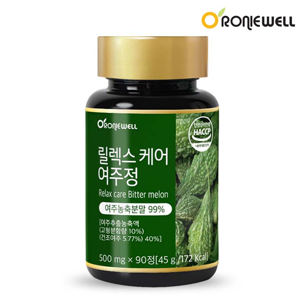 로니웰 릴렉스케어 여주정 500mg × 90정 x 2세트(총 6개월분)