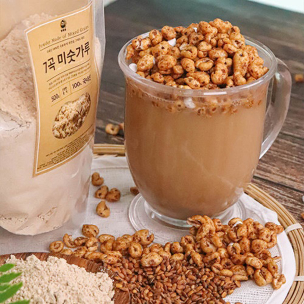 30년 전통 고소한 맛꺽정 선식 미숫가루 7곡 미숫가루 500g