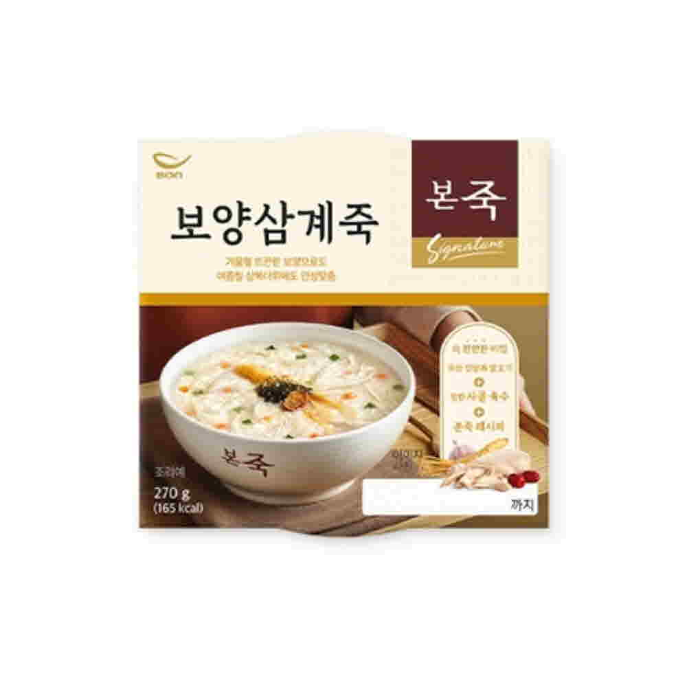본죽 간편조리 냉장 보양삼계죽 270g